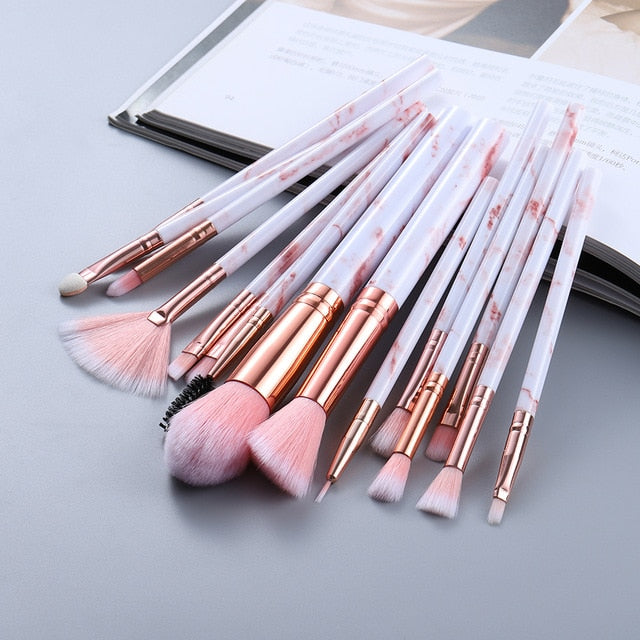 MARBLE 15PCS SET BRUSHES