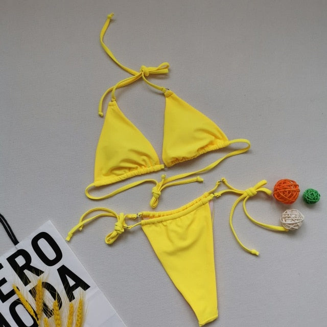 Halter Push Up bikini